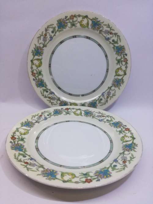 Noritake China Japan 5042 `norwich` Flowered Salad Plates