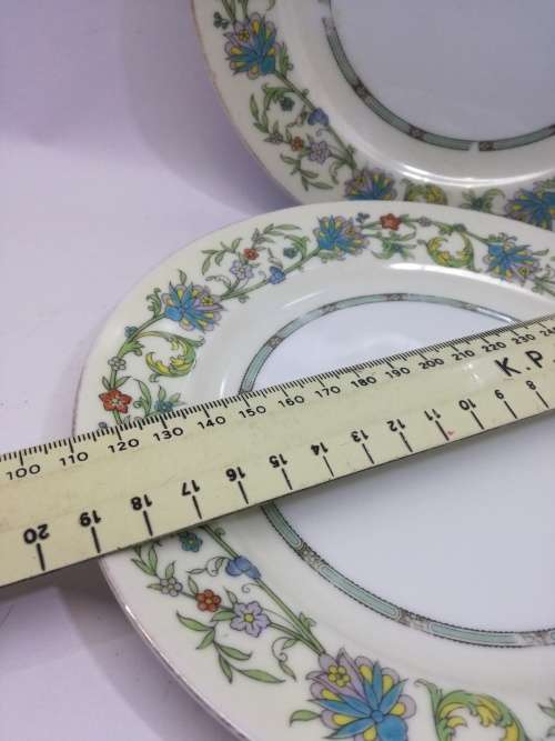 Noritake China Japan 5042 `norwich` Flowered Salad Plates