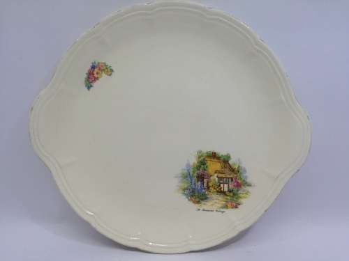 Royal Art pottery 1930s cakeplate