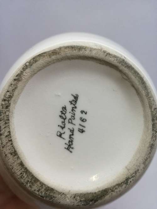Hand painted ceramic jug