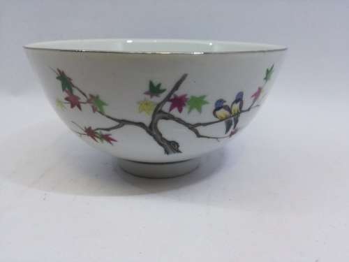 Golden China soup/rice bowl