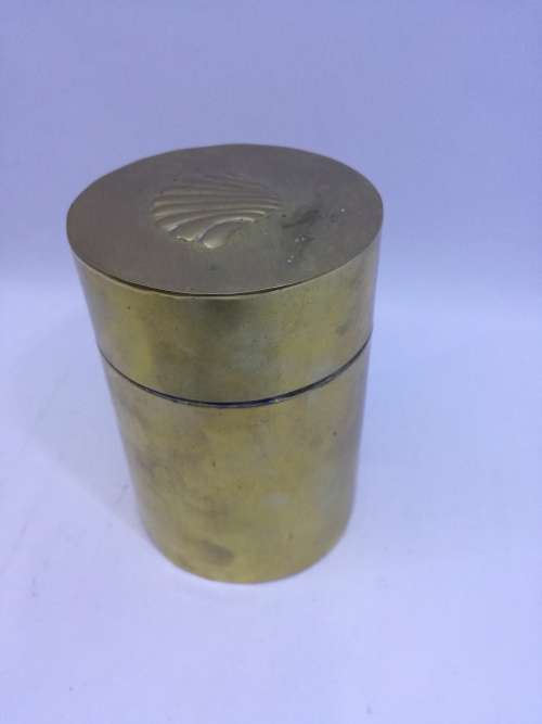 Brass cannister
