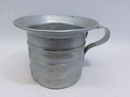 Vintage  Aluminum Measuring Cup