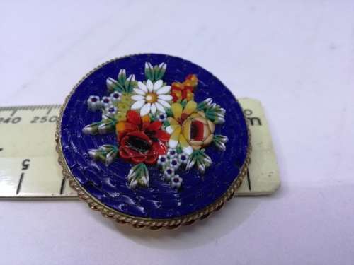 A Stunning Micro Mosaic Brooch