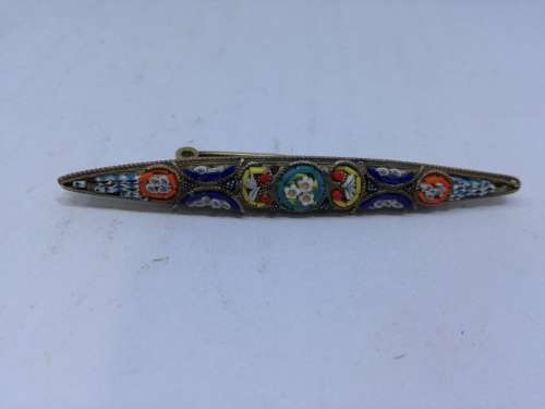 A Stunning Micro Mosaic Brooch