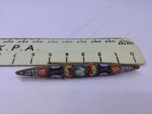 A Stunning Micro Mosaic Brooch