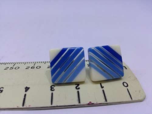 Blue earrings