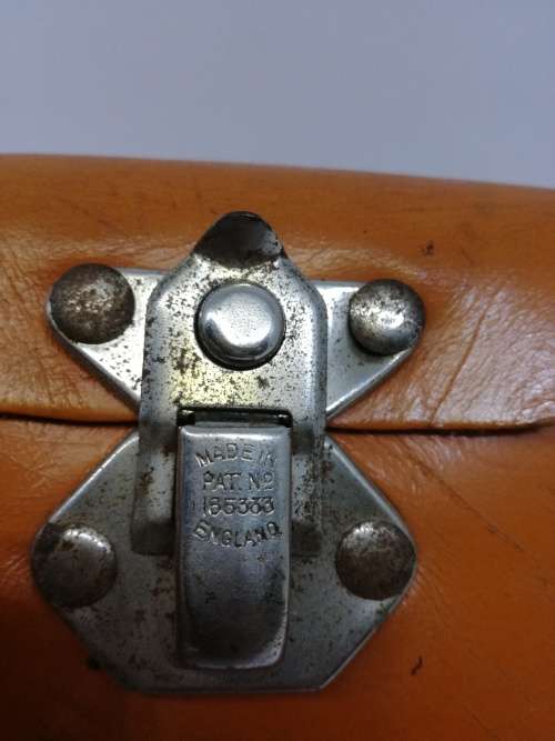 Leather pouch made in England