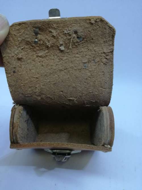 Leather pouch made in England