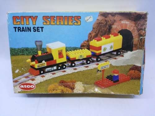 Atco Blocks City series - Train set