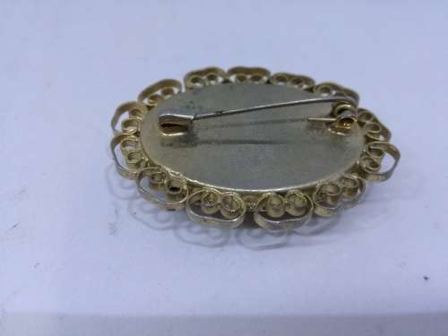 Romantic Porcelain brooch