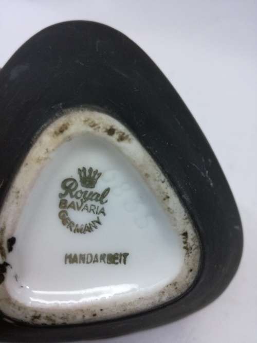 Royal porcelain Bavaria kpm Germany handarbeit trinket