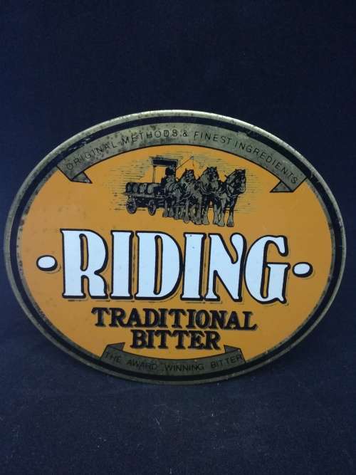 Vintage Riding bitter beer Tap Sign Knob Handle Topper