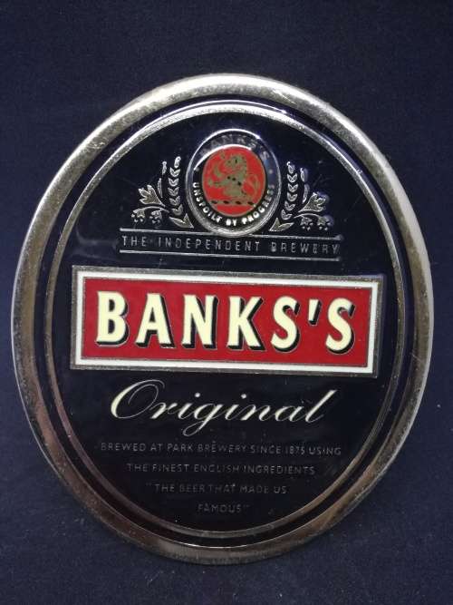 Vintage Bank`s Original Metal Beer Clip