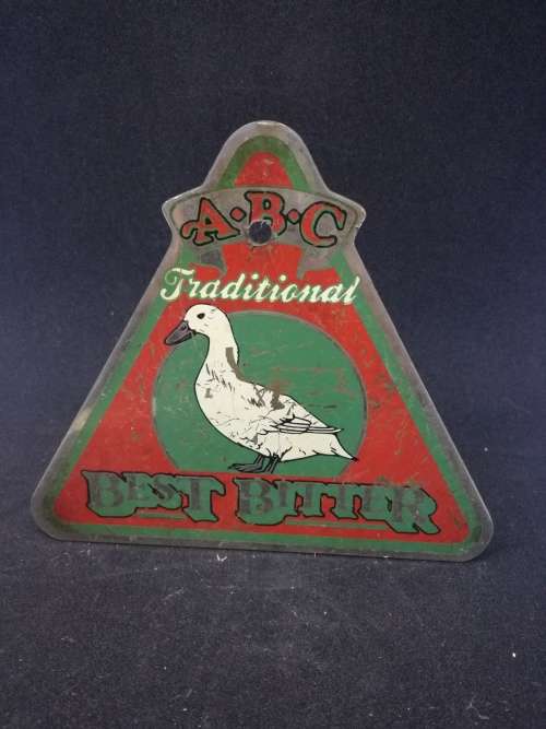 Vintage A B C Best bitter collectible Tap Sign Knob Handle Topper