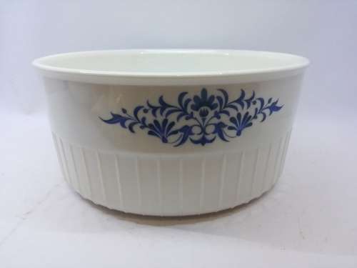 A VINTAGE SOVREL FRANCE BLUE AND WHITE  BOWL