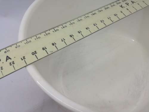 A VINTAGE SOVREL FRANCE BLUE AND WHITE  BOWL