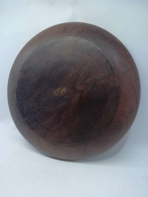 Wooden plate - carved