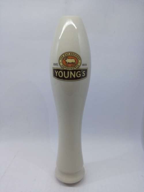 Young`s Draft Beer pull/handle - Ceramic