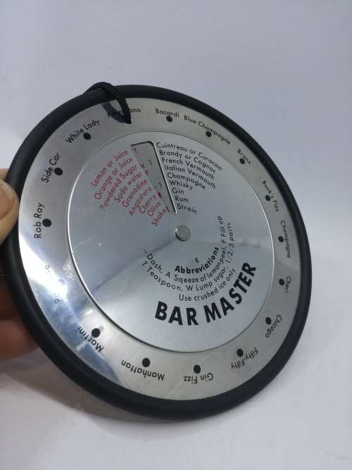 Bar Master - Cocktail recipe guide - metal