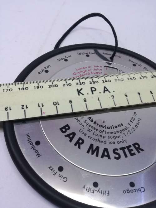 Bar Master - Cocktail recipe guide - metal