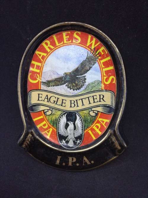 Charles Wells Eagle bitter draft beer sign