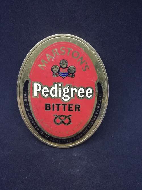 Marston's Pedigree bitter draft beer sign