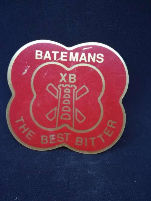 Batemans draft beer sign