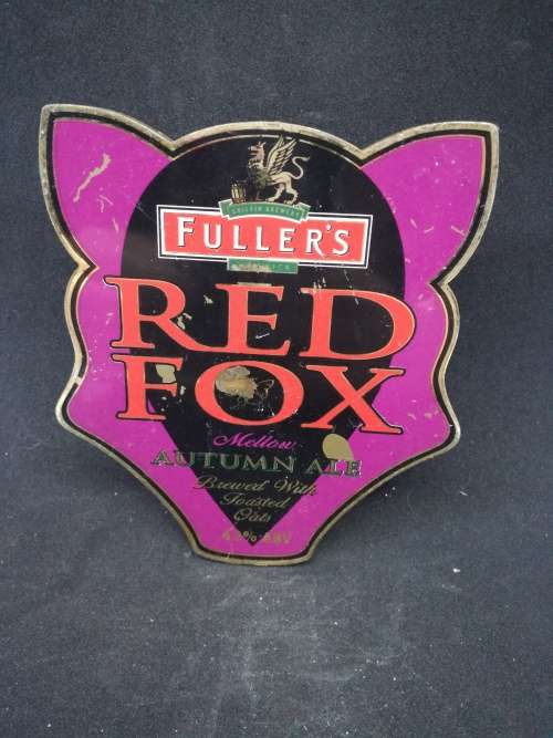 Fullers Red Fox draft beer sign