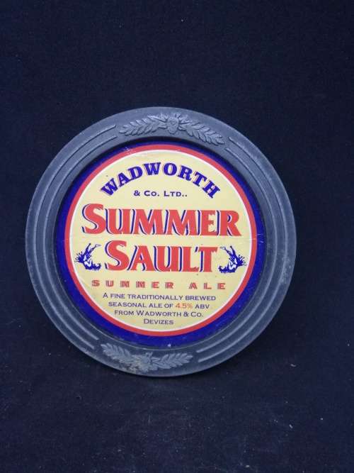 Wadworth Summer Sault tap sign