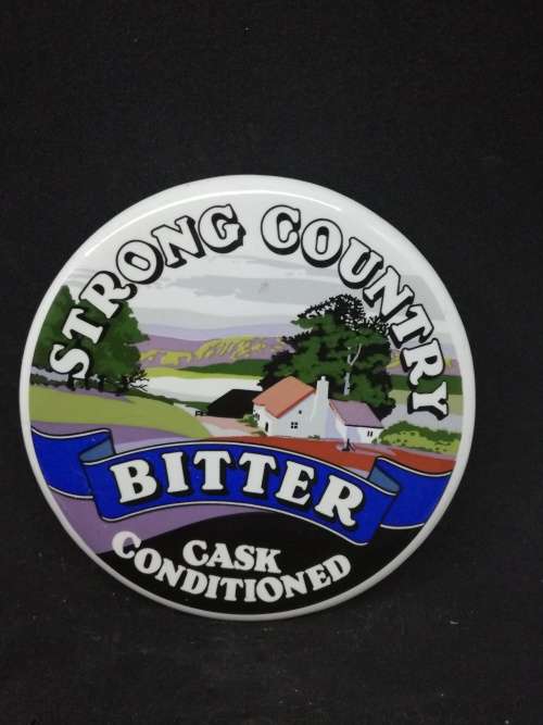 Strong Country tap sign  - Porcelain