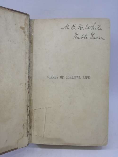 Antique Eliot`s scenes of a clerical life - 2nd edition