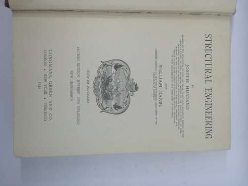 Structural Engineering by Joseph Husband Fourth Edition