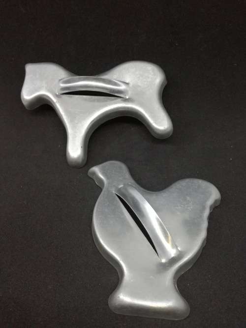 Horse and Hen Cookie cutters