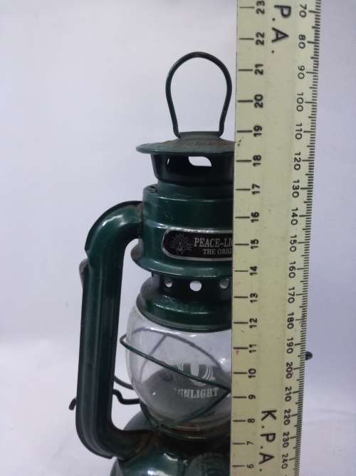 Peace-light oil lamp- The original - green