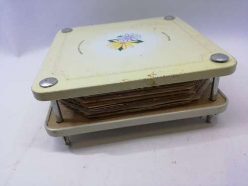Vintage tin flower press - Made in England