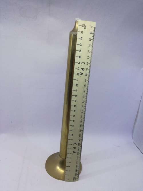 Brass oil candle