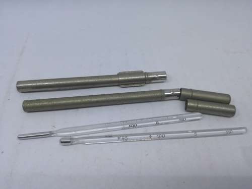Old  Thermometers in cases