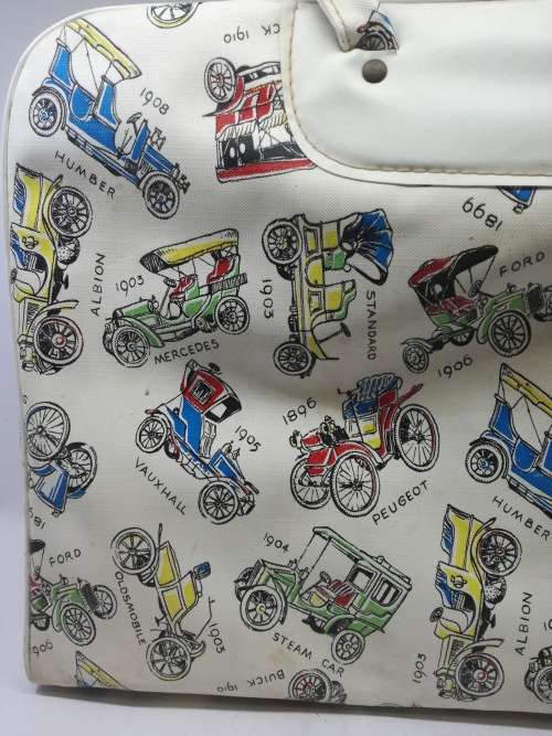 Old vintage car plastic carry case
