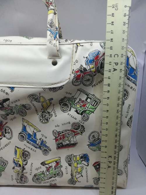 Old vintage car plastic carry case