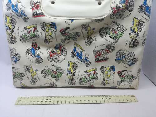 Old vintage car plastic carry case