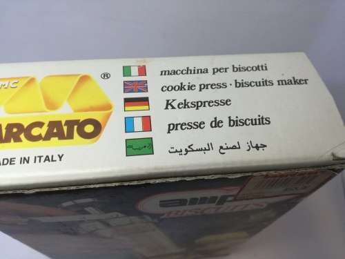 Marcato biscuit maker = made in Italy