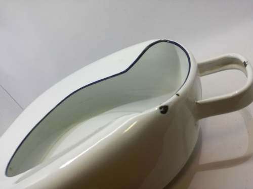 Kockums Enamel bed pan 36cm