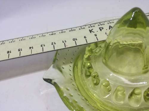 Glass juicer - note the chip - still usable and pretty!
