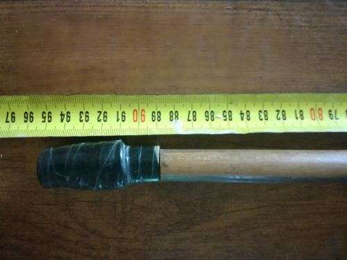 Walking stick solid heavy wood