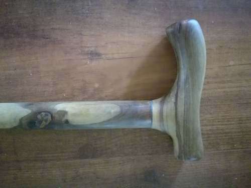 Walking stick solid heavy wood