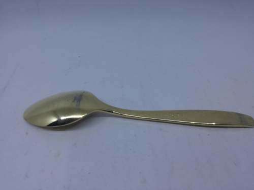 23ct Gold plated teaspoon