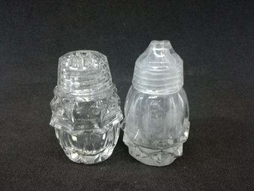 Small salt and pepper - All glass!