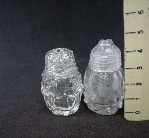 Small salt and pepper - All glass!