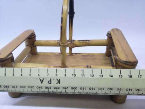 Bamboo condiment holder